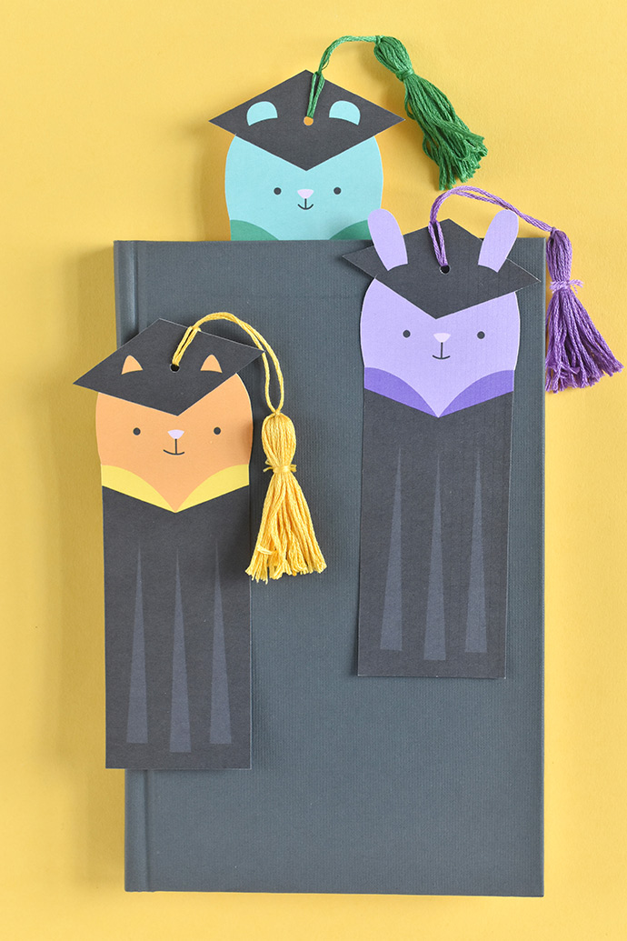 Printable Animal Graduation Bookmarks