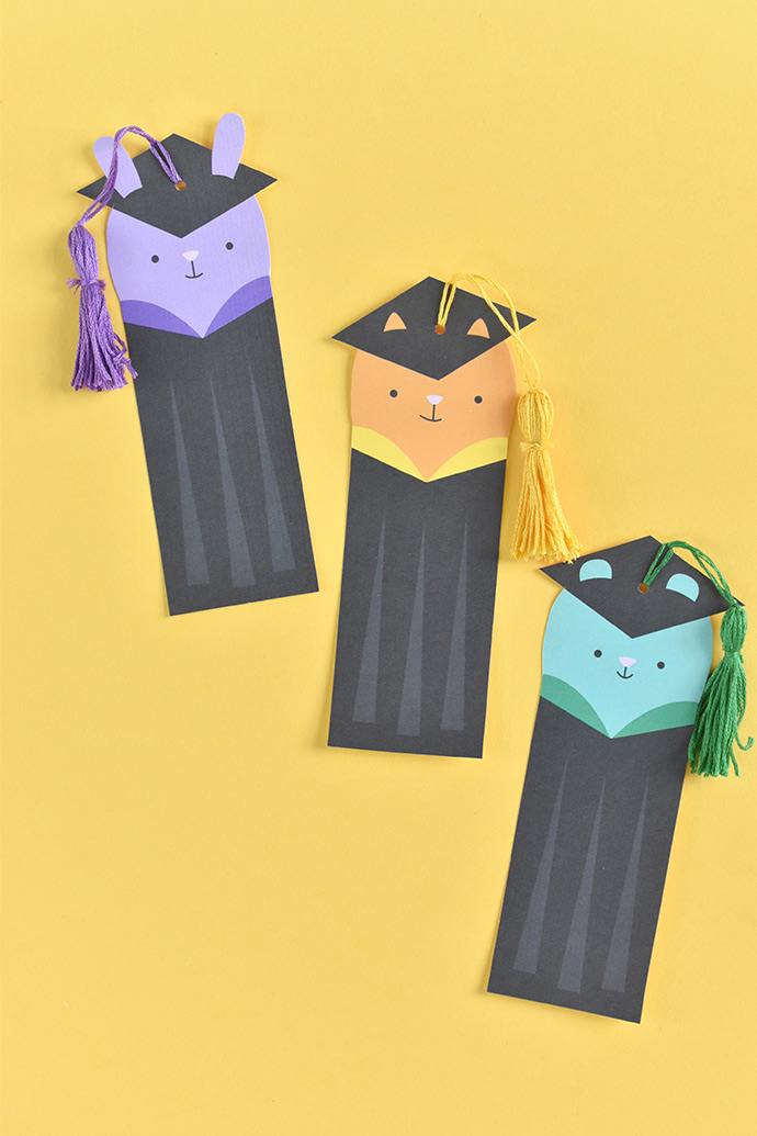 Printable Animal Graduation Bookmarks