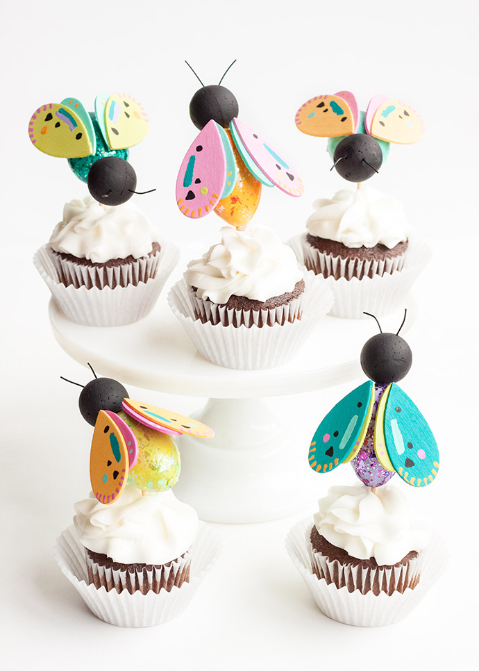 Bug Cupcake Toppers