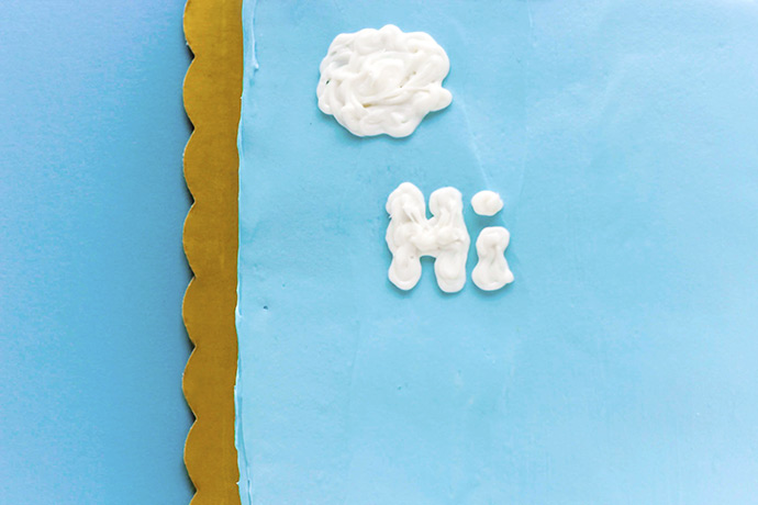 DIY Cloud Cake