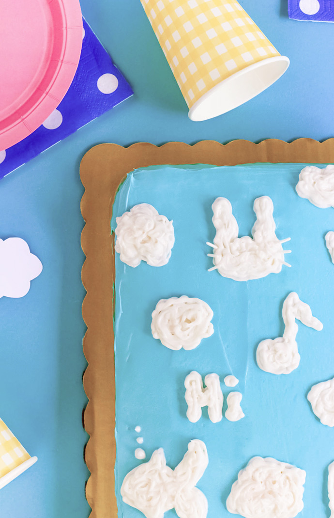 DIY Cloud Cake