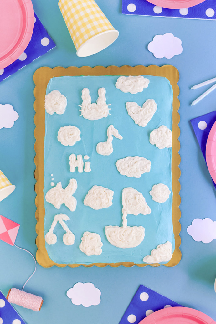 DIY Cloud Cake