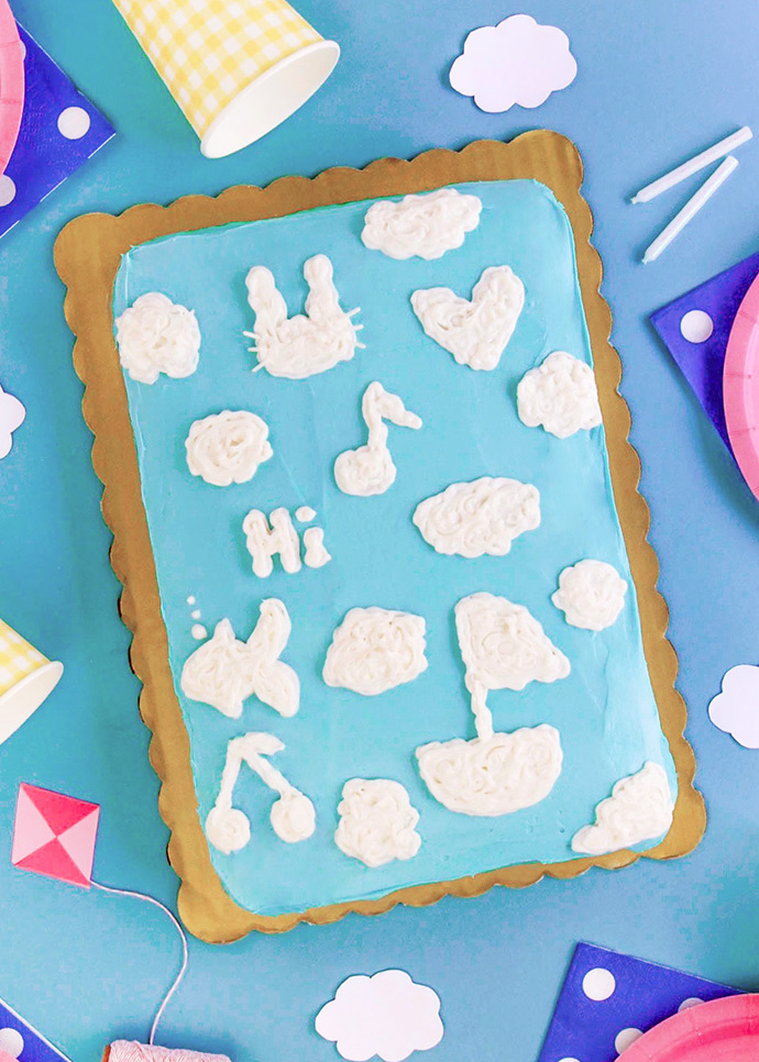 DIY Cloud Cake