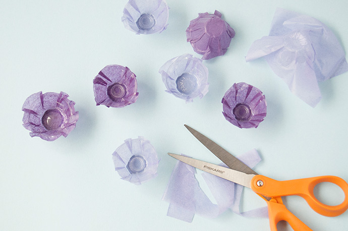 Egg Carton Floral Garland