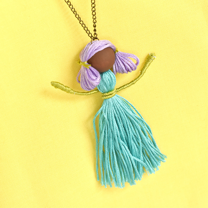 Tiny Dancer Tassel Necklace