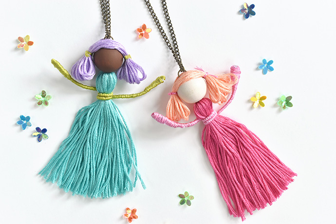 Tiny Dancer Tassel Necklace