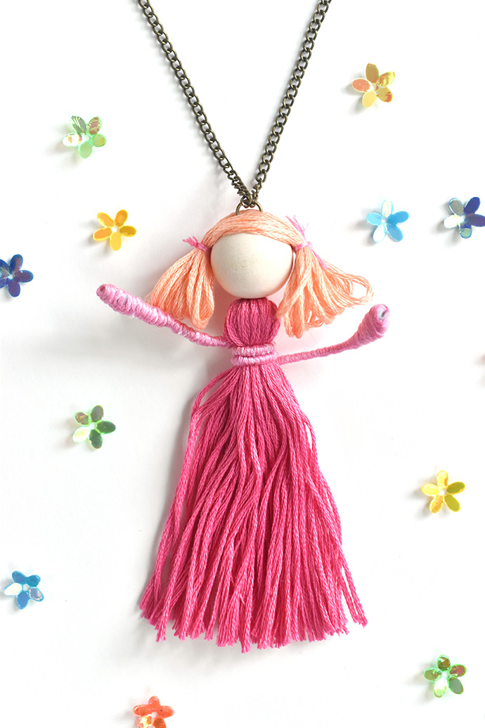 Tiny Dancer Tassel Necklace