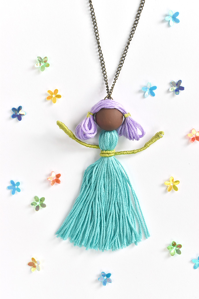 Tiny Dancer Tassel Necklace