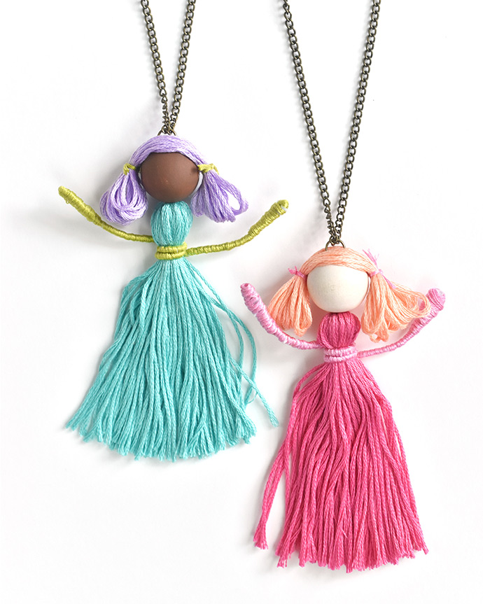 Tiny Dancer Tassel Necklace