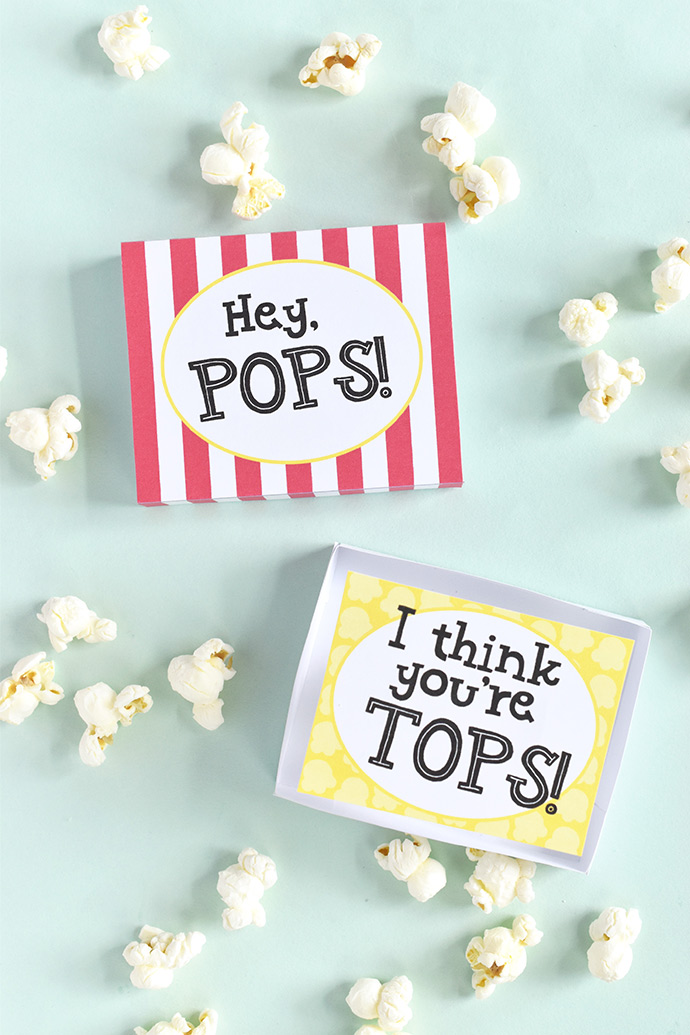 Printable Matchbox Pop-Up Cards