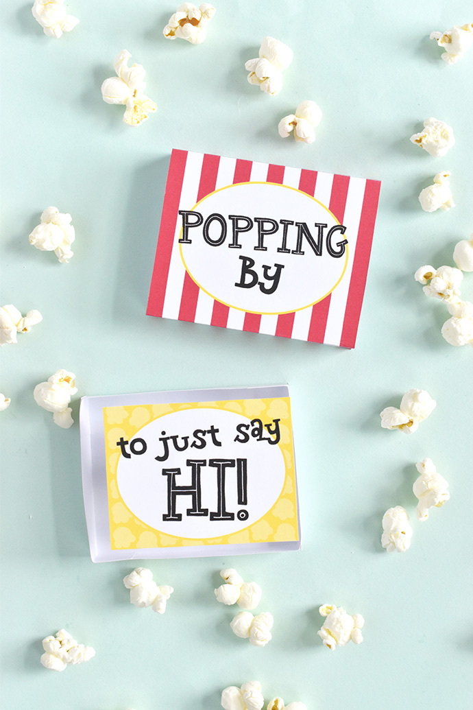 Printable Matchbox Pop-Up Cards