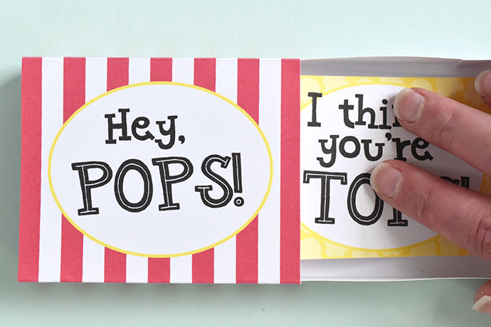 Printable Matchbox Pop-Up Cards