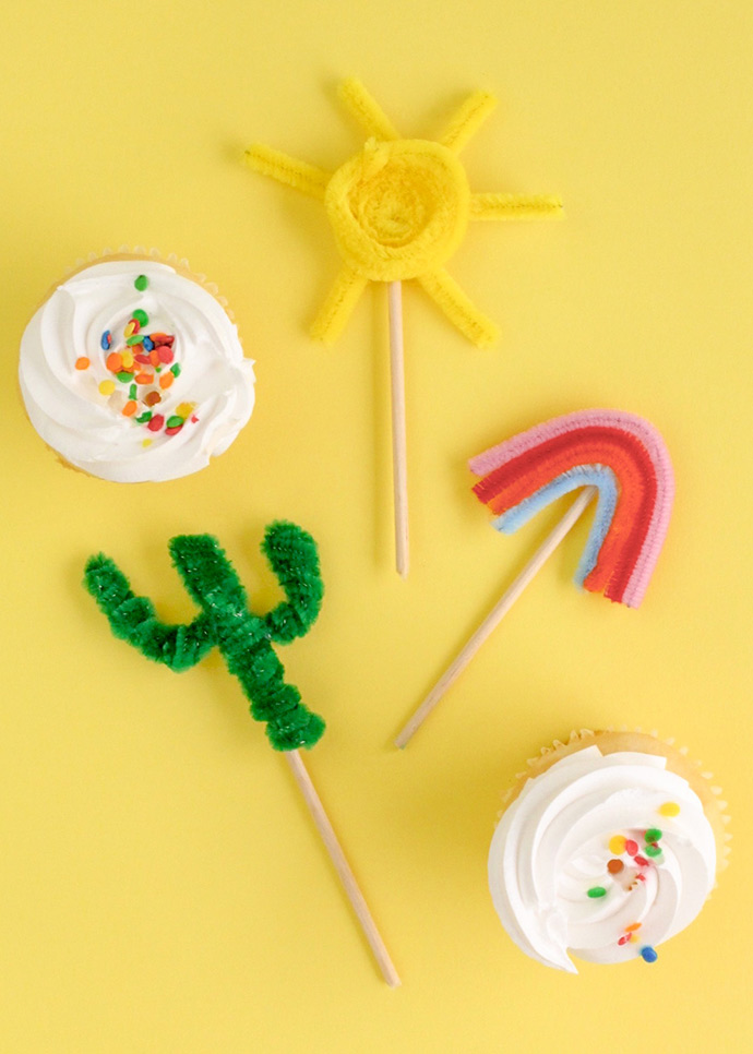 Summer Cupcake Toppers