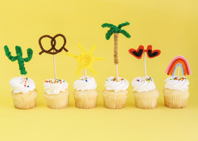 Summer Cupcake Toppers