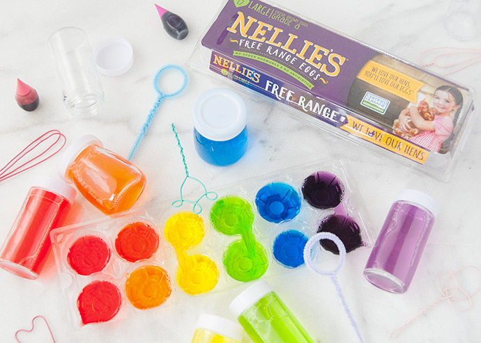 DIY Scented Rainbow Bubbles