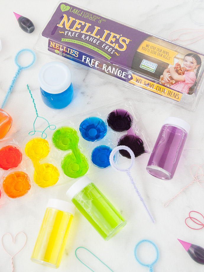 DIY Scented Rainbow Bubbles