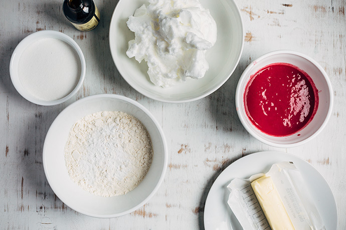 Fresh Raspberry Layer Cake