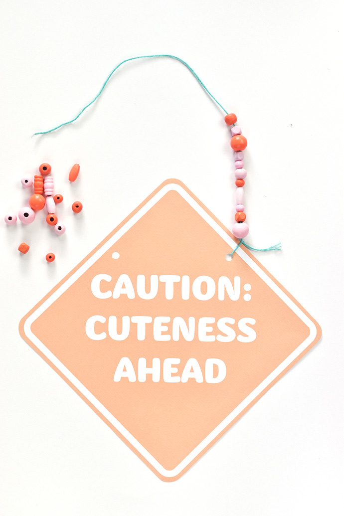 Crafty Cute Road Sign Mini-Posters