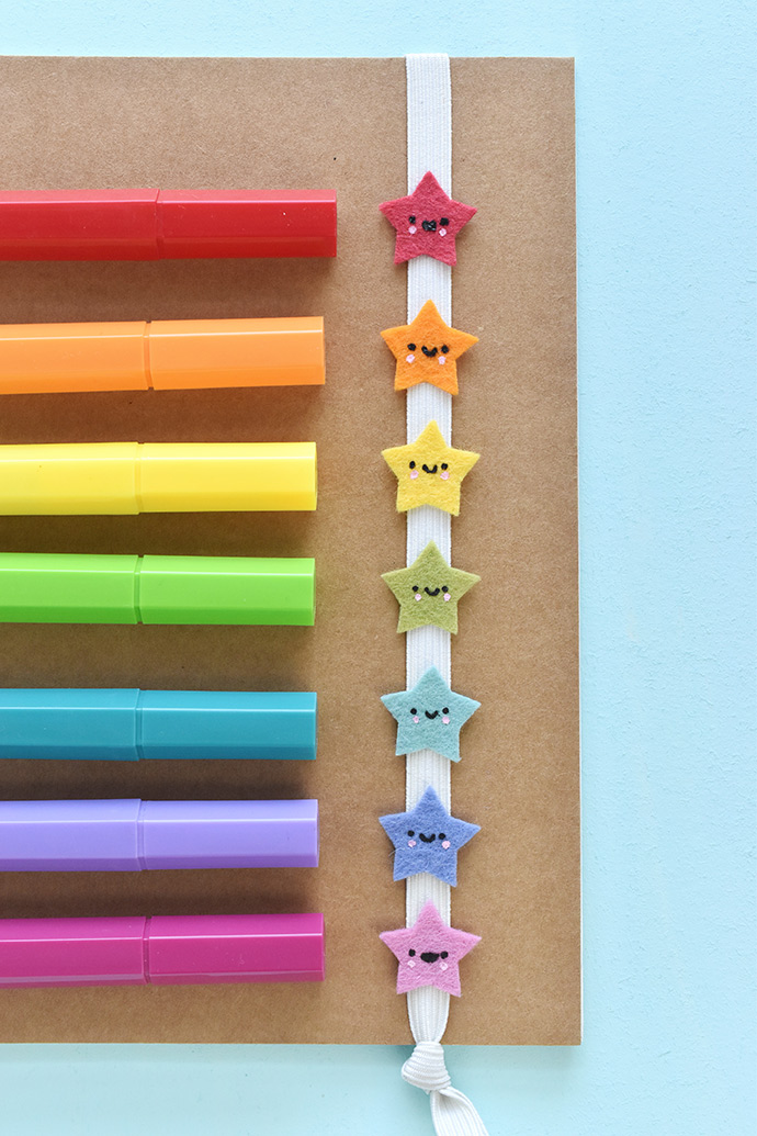 Kawaii Rainbow Book Bands 