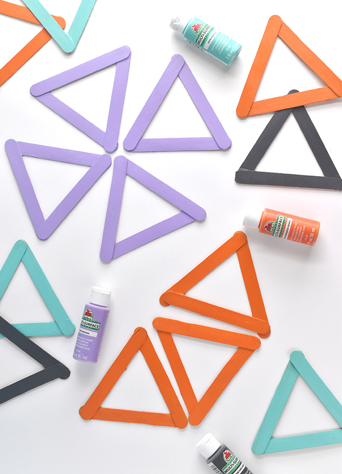 DIY Geometric Mosaic Tiles