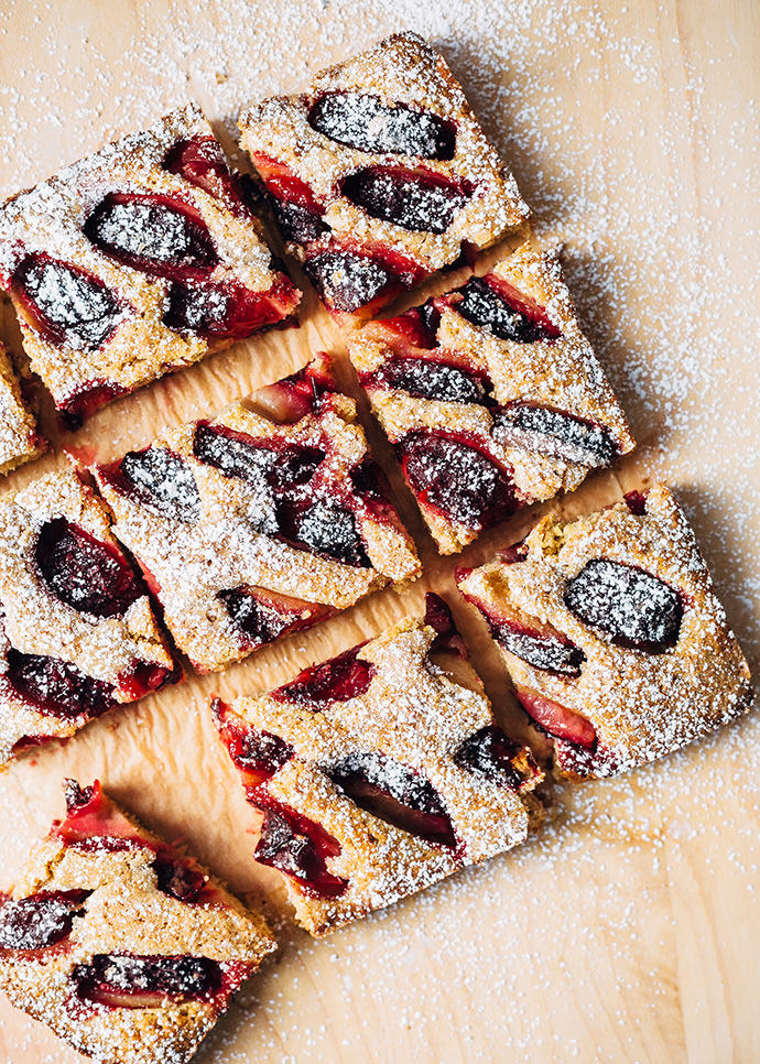 Whole Wheat Plum Cake