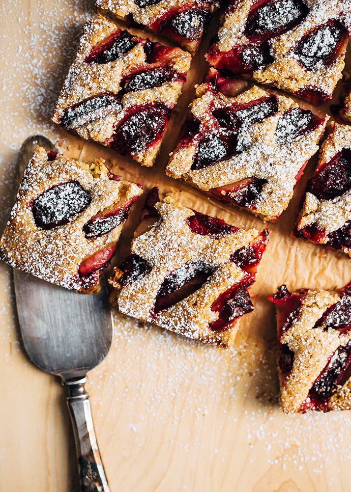 Whole Wheat Plum Cake