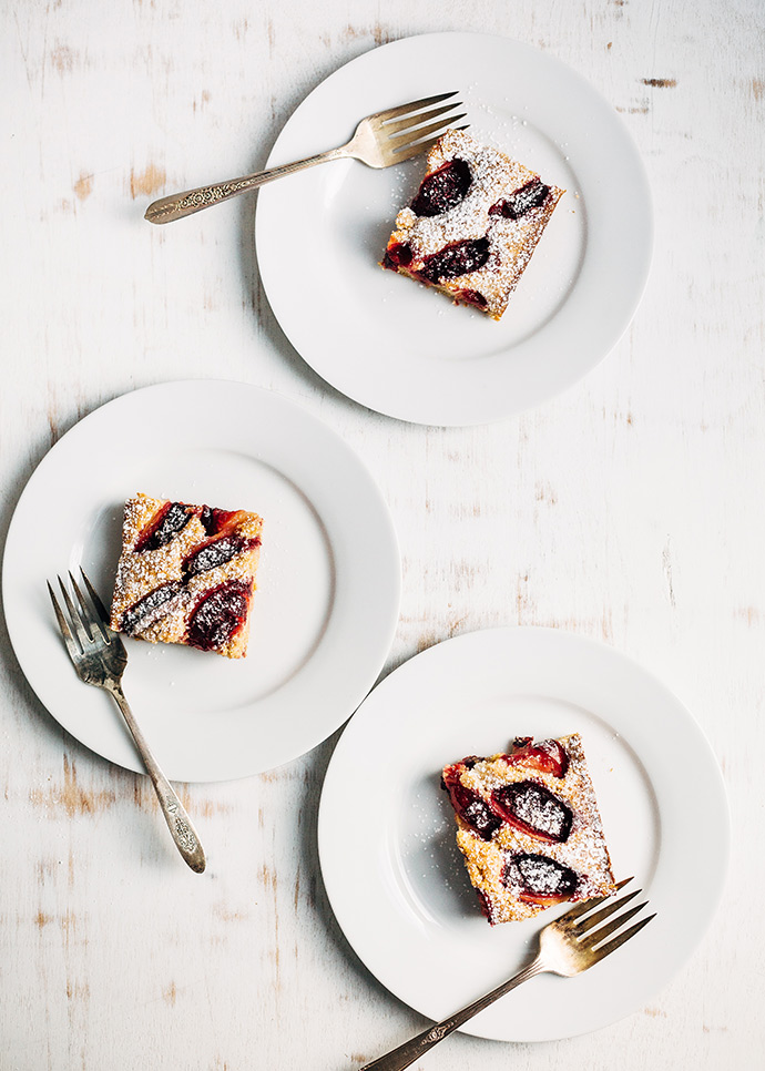 Whole Wheat Plum Cake