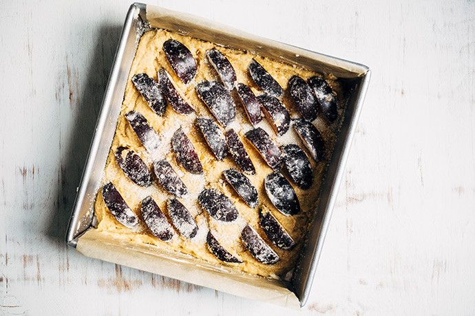 Whole Wheat Plum Cake