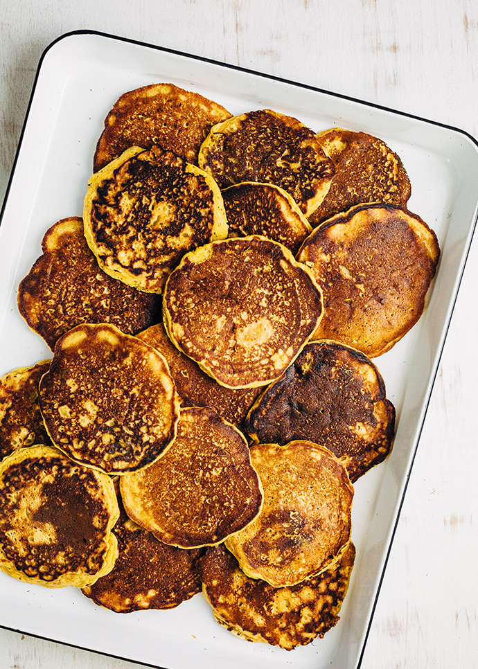 Whole Wheat Pumpkin Pancakes