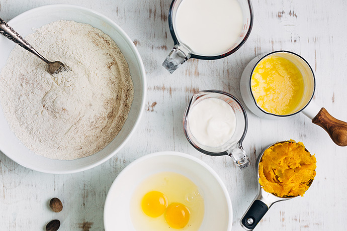 Whole Wheat Pumpkin Pancakes