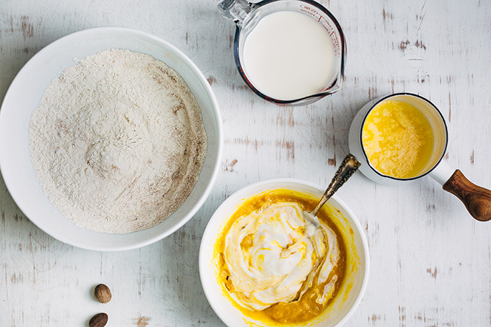 Whole Wheat Pumpkin Pancakes