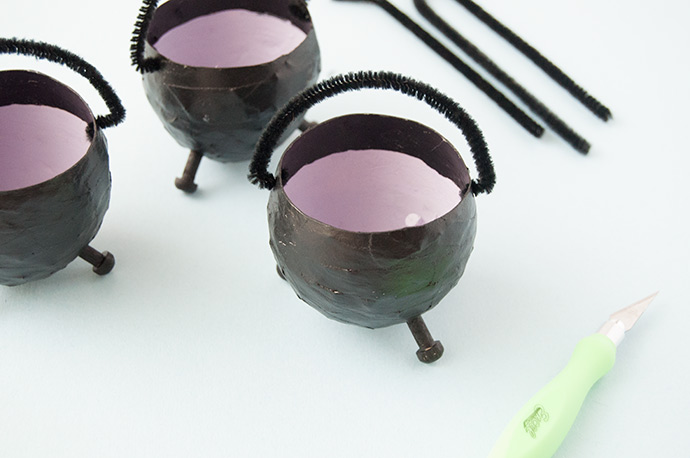 Mini Halloween Cauldron Party Favors