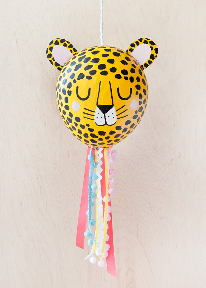 Paper Maché Cheetah Piñata