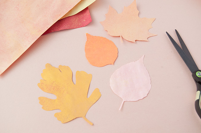 Chalky Fall Leaf Garland