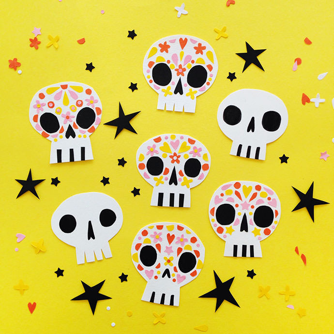 Paper Sugar Skulls