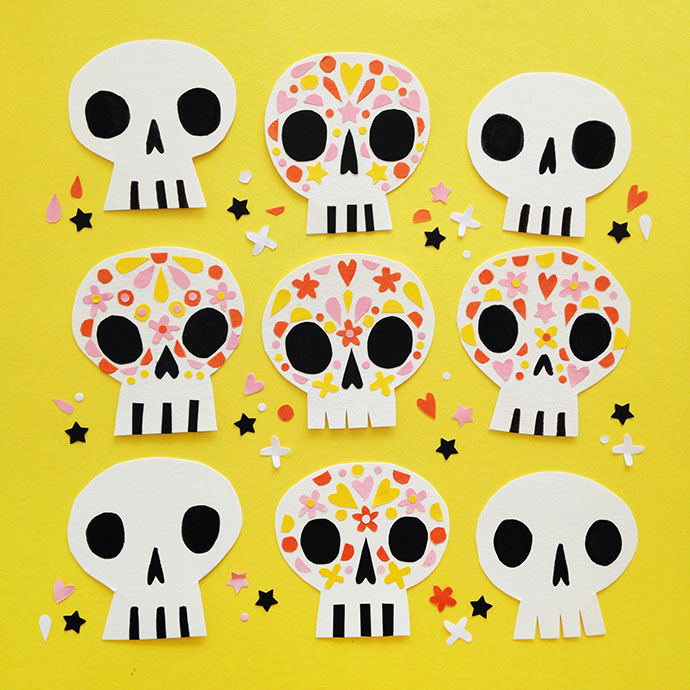 Paper Sugar Skulls