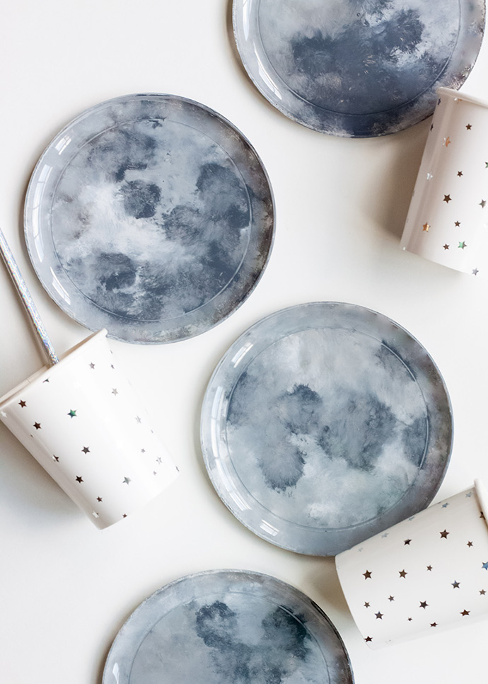 DIY Moon Plates