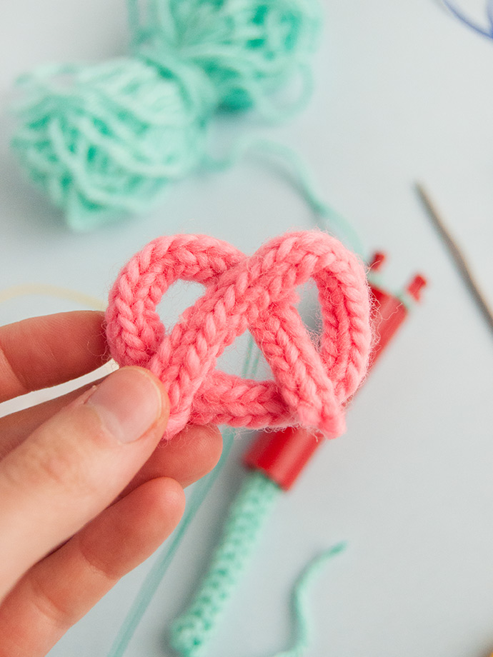 French Knit Pretzel Necklaces