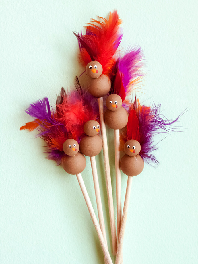 DIY Turkey Stir Sticks