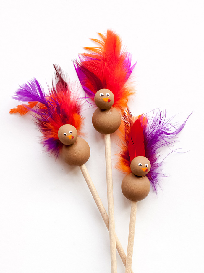 DIY Turkey Stir Sticks