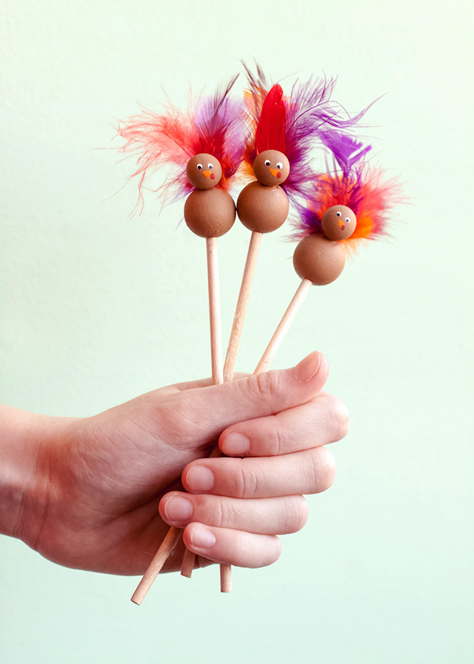 DIY Turkey Stir Sticks