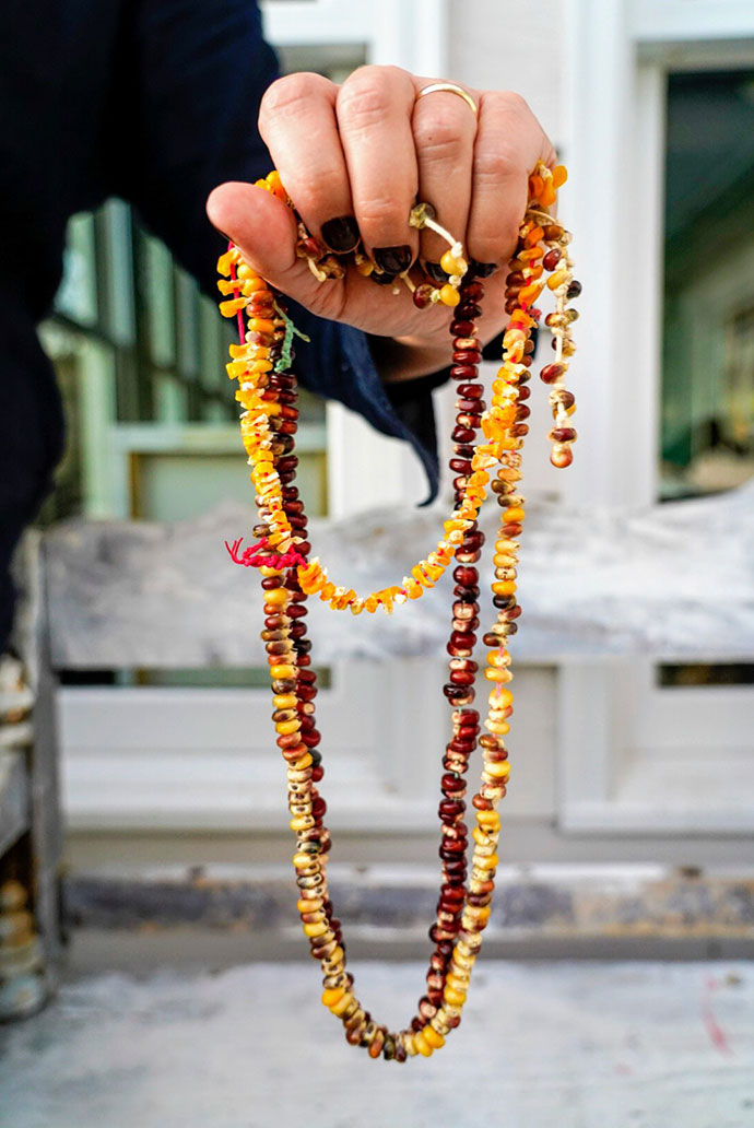 Indian Corn Necklaces 