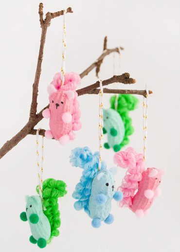 Peanut Squirrel Ornaments