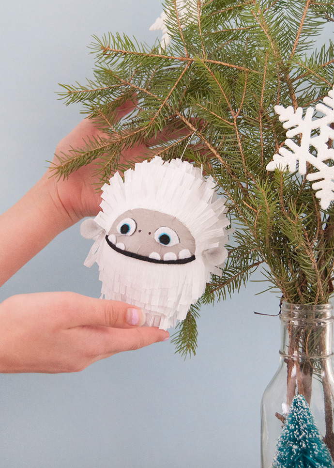 How To Make an Abominable Ornament