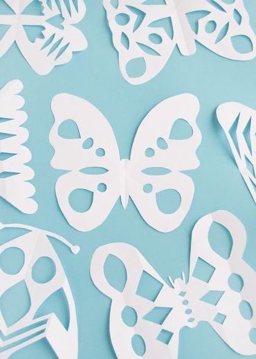 Butterfly Paper Snowflakes | Handmade Charlotte