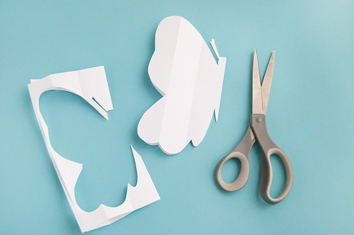 Butterfly Paper Snowflakes