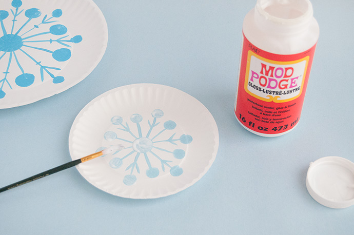 Paper Plate Snowflakes