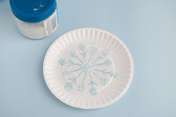 Paper Plate Snowflakes