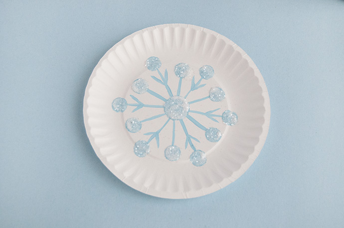 Paper Plate Snowflakes