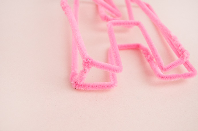 Pipe Cleaner Alphabet